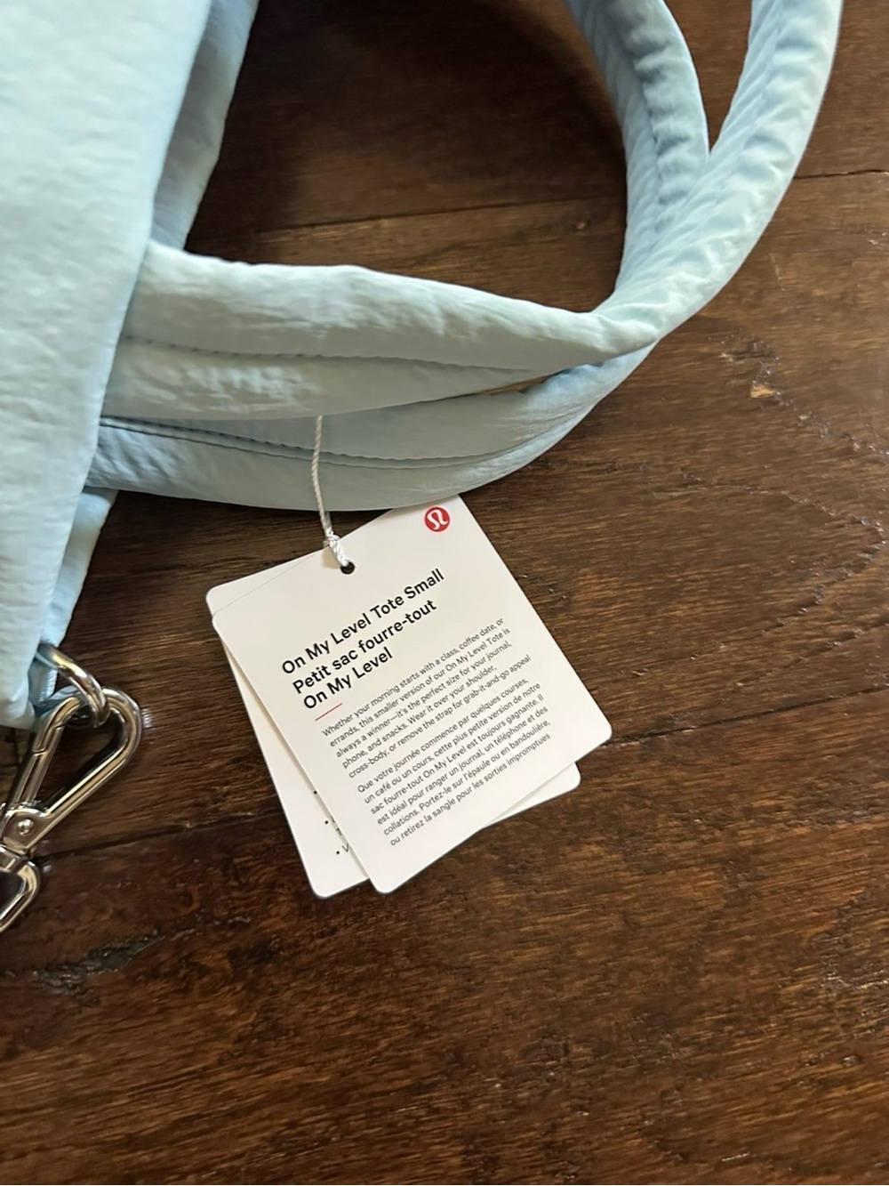Lululemon On My Level Small Tote
Bag 5L Foam Cloud/Silver-NWT - Picture 6 of 10